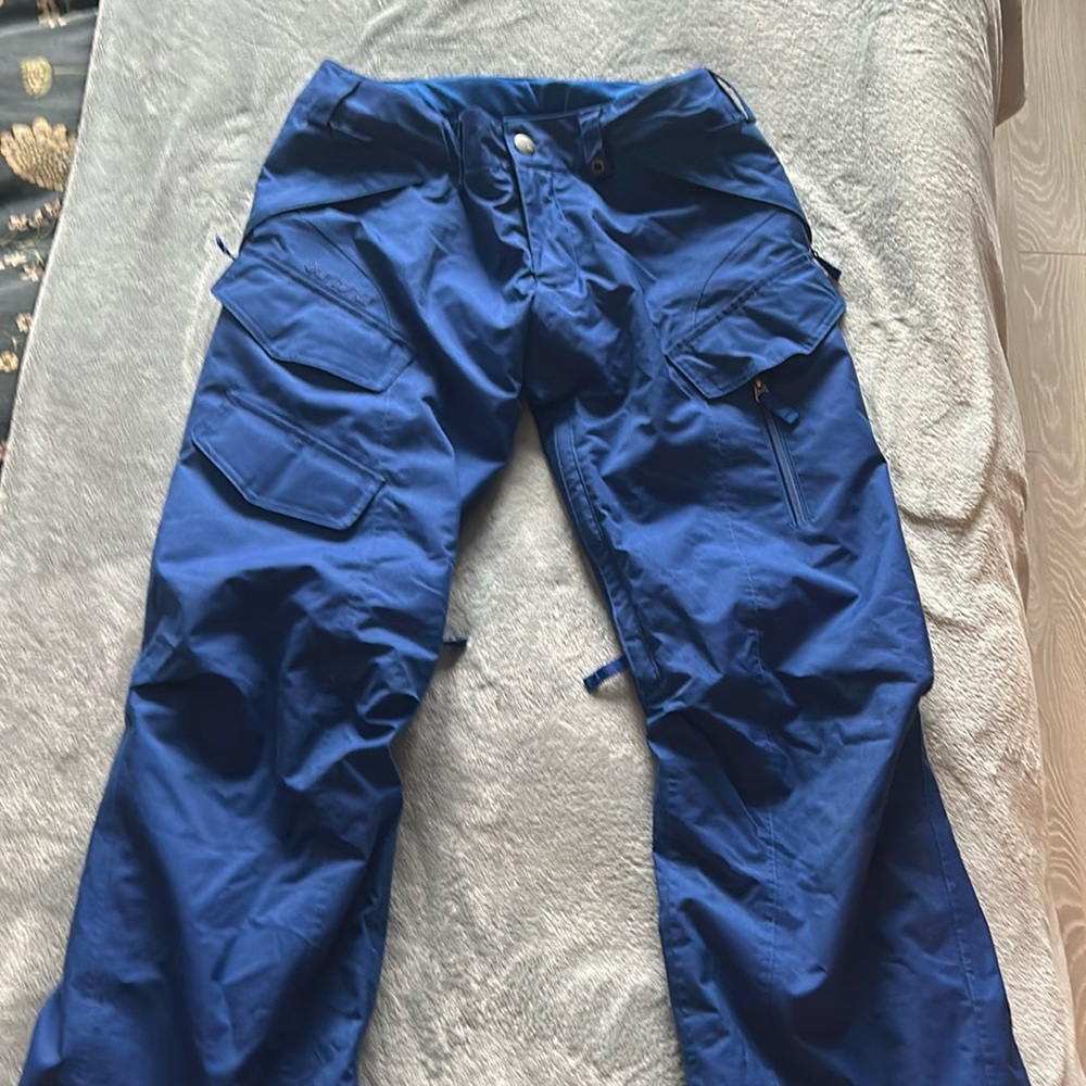 Royal blue Burton snow pants